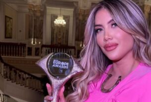 Wanda Nara ganó el premio a la Mujer del Año en Estambul