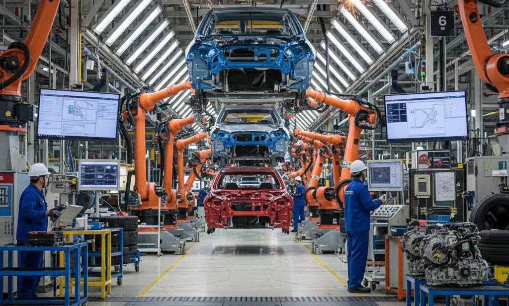 La producción automotriz cayó 29,3% interanual en noviembre