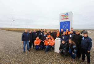 Inauguraron en Tierra del Fuego el parque eólico más austral del mundo